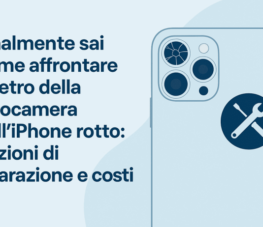 Vetro della fotocamera dell’iPhone rotto: opzioni di riparazione e costi vetro fotocamera rotto